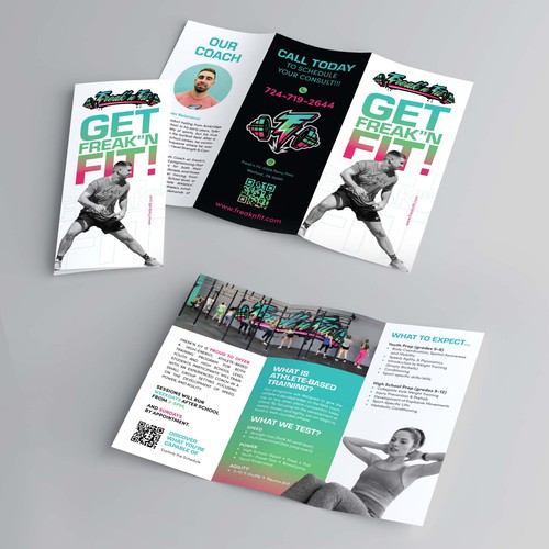 Gym Brochure Design by M A D H A N