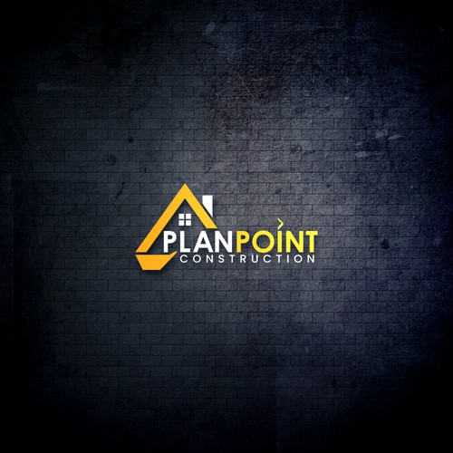 PlanPoint Construction Logo Needs A Remodel Design by detra studios