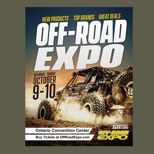 Designs OffRoad Expo poster Poster contest