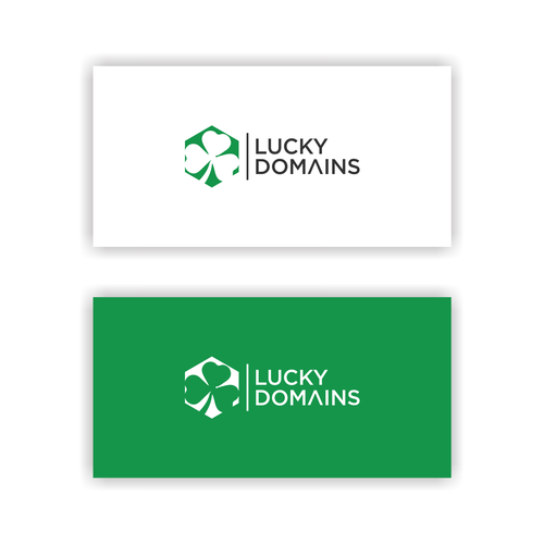 Design a logo and business card for LuckyDomains.io Design by Al-Battar™