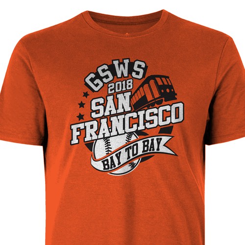 Design a Bold T-Shirt for San Francisco Athletes going to Softball World Series! Design by Ti4