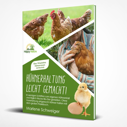 Chicken Farming Book Cover Design by shuma