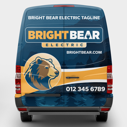 Create a captivating van wrap for Bright Bear Design by Max5k