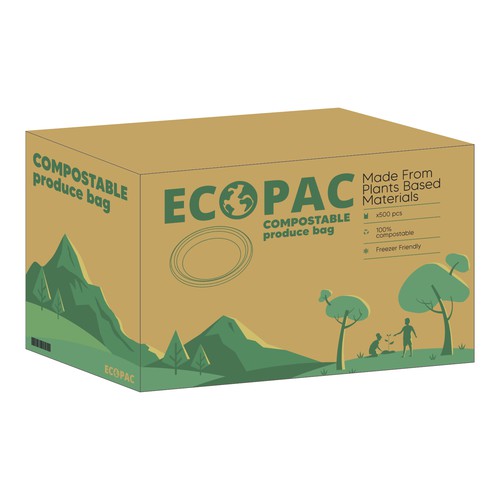 ECO FRIENDLY PACKAGING BOX DESIGN Design by OBΛY