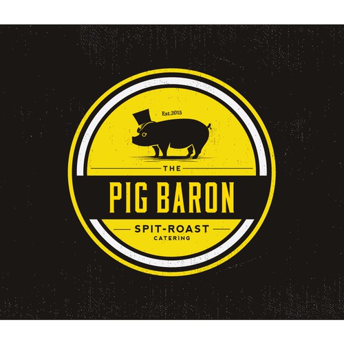 Create a pig-themed logo for a pig on the spit catering company | Logo ...