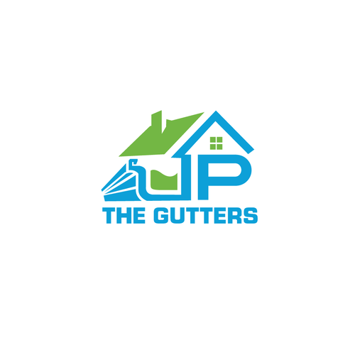 design a creative logo for a Gutter company with a unique name Design by YZ24