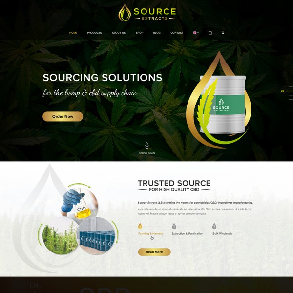 Cannabis CBD Oil Extraction Startup