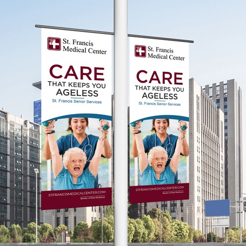 Design a banner that attracts older adults & families to use our specialized senior care & services Design réalisé par Sketch Media™