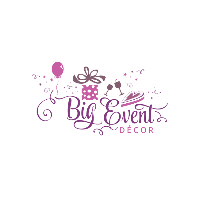 Create a logo for Big Event D cor a company that makes 