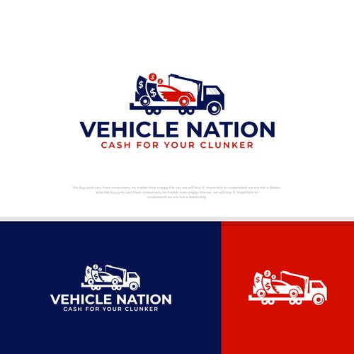 Diseño de Vehicle Nation Seeks Logo For Junk Car Business. de StudioJack