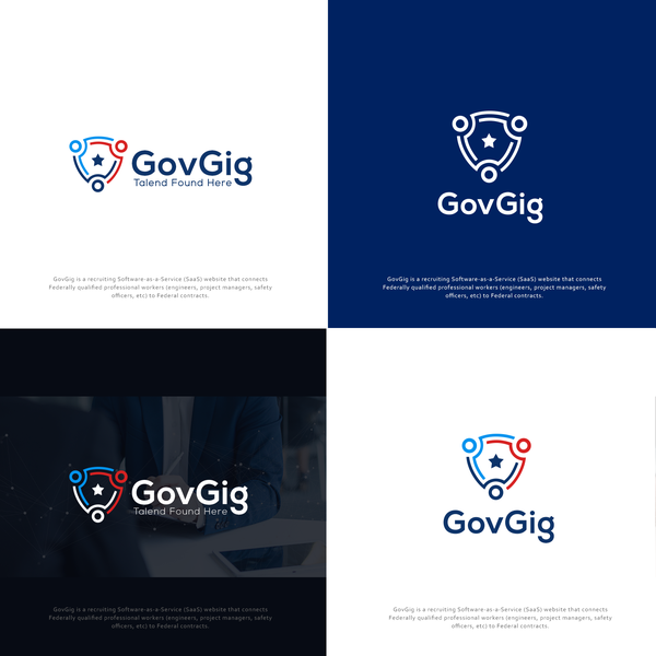 Design by chryl_02 titled "Strong and trustworthy logo for GovGig"