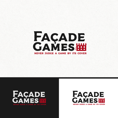 Facade Games Logo Re-Vamp Design by mmkdesign