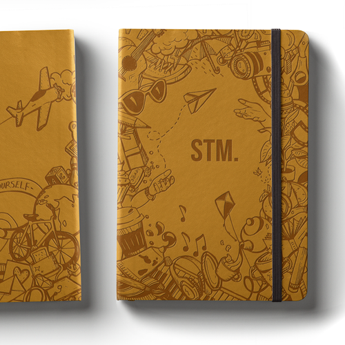 A fresh + fun cover illustration for our (famous!) premium notebooks Design by JsmithInk