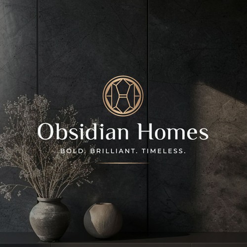 "Obsidian Homes Logo" winning PowerPoint template