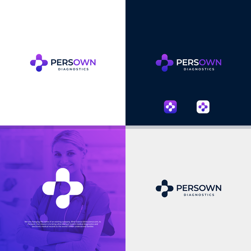 Global medical diagnostics and software company rebrand Design by patogonzalez