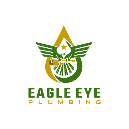 Eye catching and very marketable logo for plumbing company. The company name is Eagle Eye Plumbing Design by tyovan