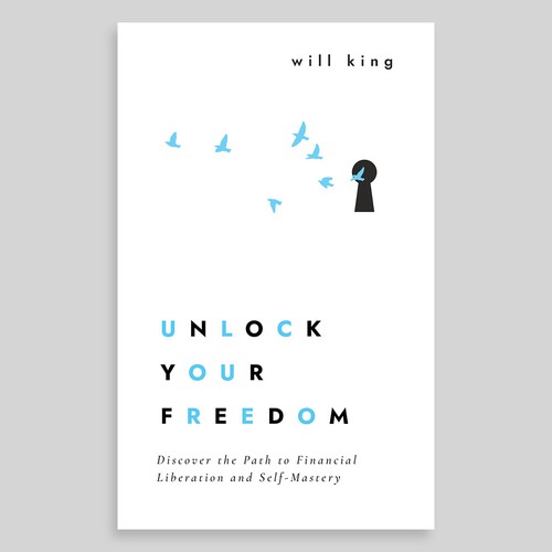 Design a book cover about freedom that'll intrigue and attract readers Design by DINJA