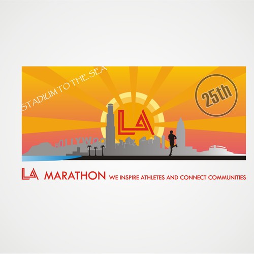 LA Marathon Design Competition Ontwerp door lex victor