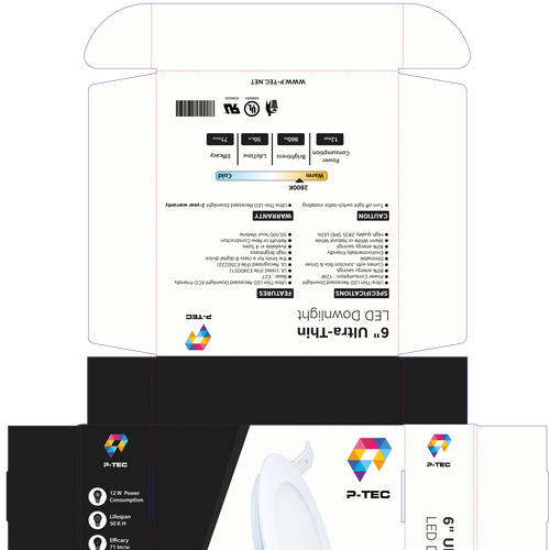Package design for an Ultra-Thin LED Downlight Design by AlphaModeling