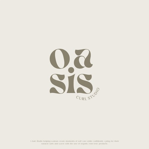 A logo for a curl studio that supports woman in feeling confident in their natural texture Design by perféctroll