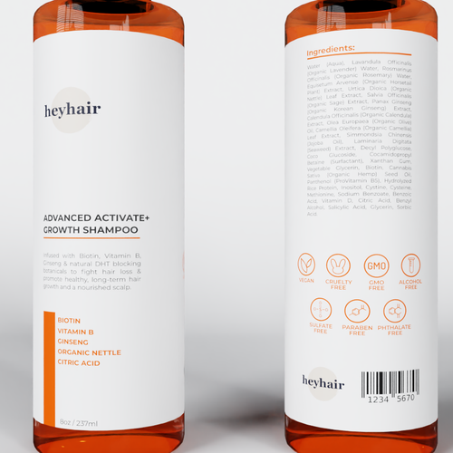 Minimalistic Package Branding Design for a Cosmetic Hair Care Line - ONE PRODUCT Design by babibola