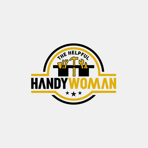 We need a design for our handywoman business that mixes masculine and feminine. Design by XarXi