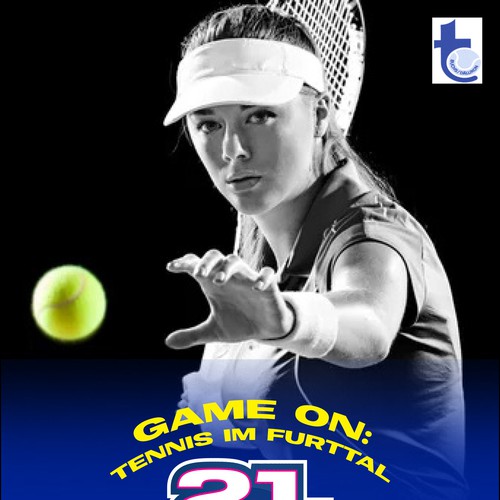 Aces & Action: Cool Flyer for a Tennis Tournament Design by Redworks