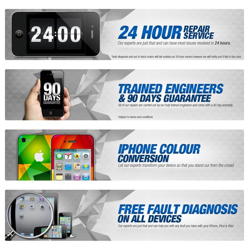 New banner ad wanted for iPhone Repairs Design by widiutomo
