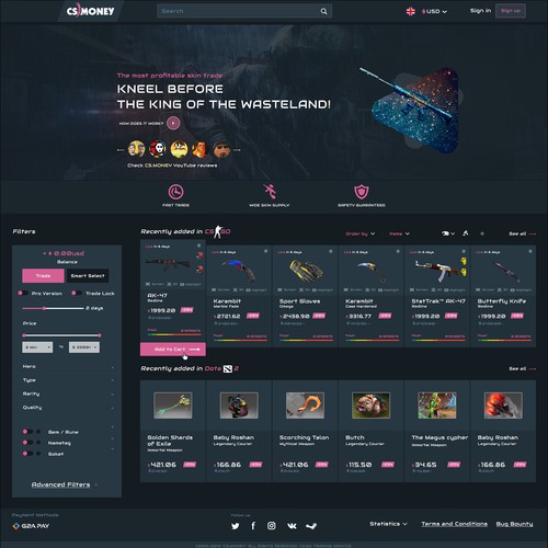 Proposition sur un concours de Design de page web, réalisée par Pixelopaque