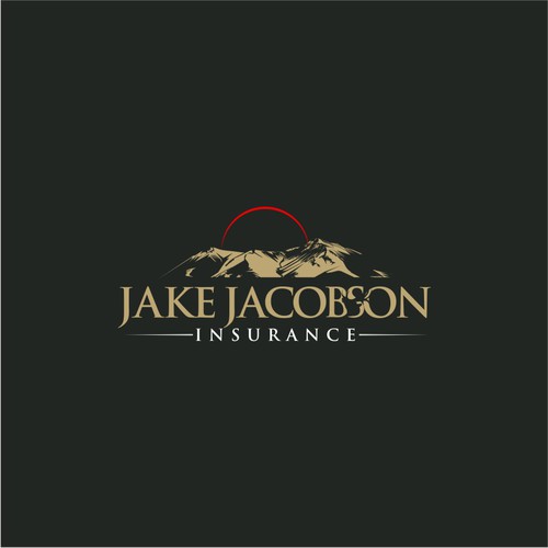 insurance brokerage in the mountains. Design by Sanchitaluck7