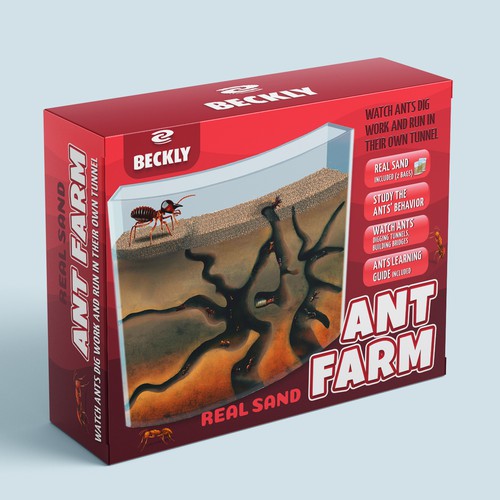 Eye Catching Ant Farm Box Design Design by Radmilica