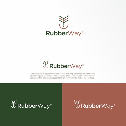 Logo for Start Up - Natural Rubber Sustainability Design by F3design™⭐