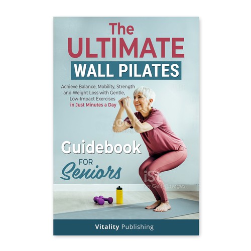 Wall Pilates for Seniors Book Cover Design by ag16