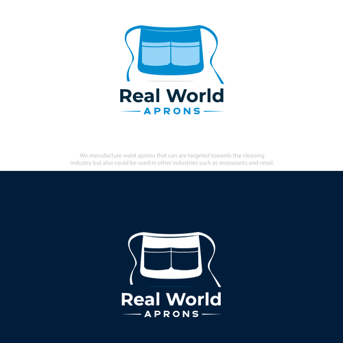 Real World Aprons Logo Design by QuickCrea™