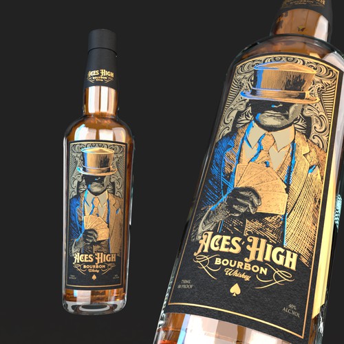 Luxury Whiskey  New Label Design by Davi Giolo ★