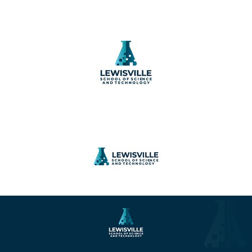 Lewisville SciTech Logo Design by Zoxy_bg
