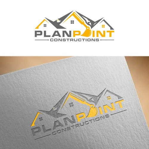 PlanPoint Construction Logo Needs A Remodel Design by Jazie