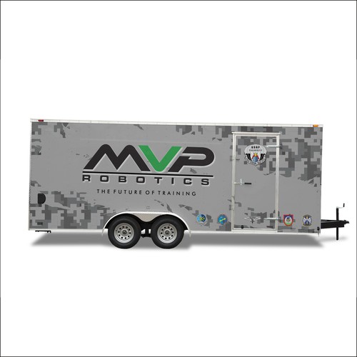 DESIGN A TRAILER WRAP FOR MILITARY ROBOTS - MVP ROBOTICS Design by dnite