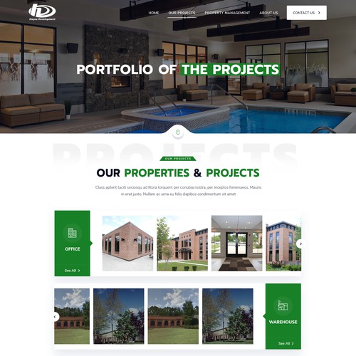 **Upgrade** existing website.  Tons of High Res existing imagery! Design by FuturisticBug