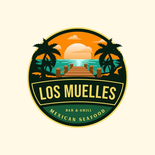 Coastal Mexican Seafood Restaurant Logo Design Design von Elleve