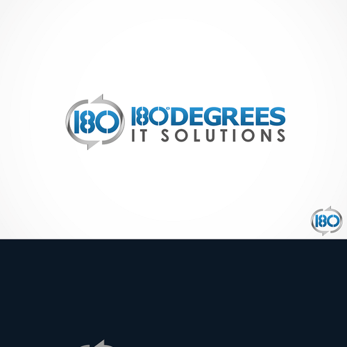 コンペ「New logo wanted for 180 Degrees IT Solutions」のデザイン by tykwさん 