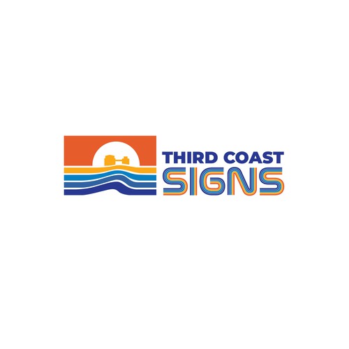 New vibrant business logo and branding for a sign making company serving Chicago Design by Azwar_Design®