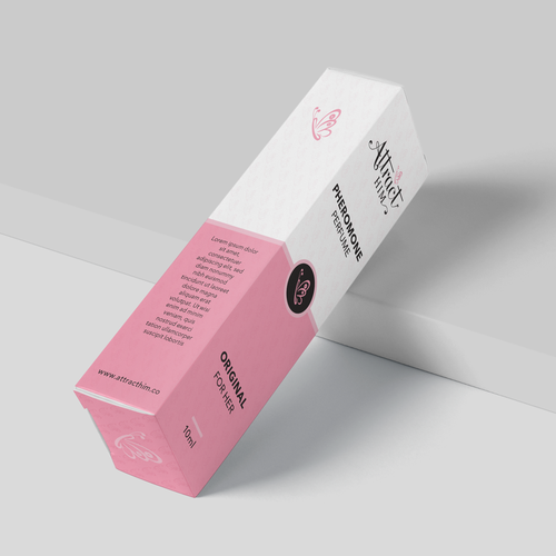 Design Perfume Box and Label for "Attract Him" scent to appeal to women Design by Sayyed Jamshed