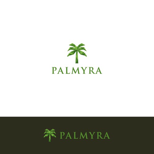 Palmyra Logo Context - Mix of History and Technology Design by mirza yaumil