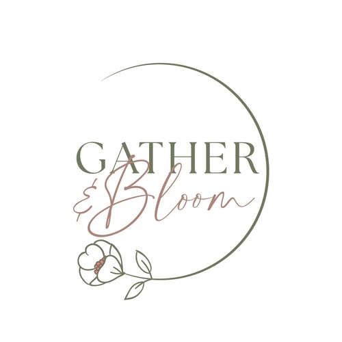 A gorgeous eye catching logo design for a new floral boutique Design by Kabelo Phofedi
