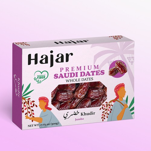 Dates Fruit Packaging Design Design by krot278