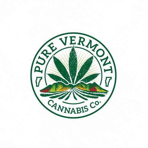 Cannabis Company Logo - Vermont, Organic Diseño de Yo!Design