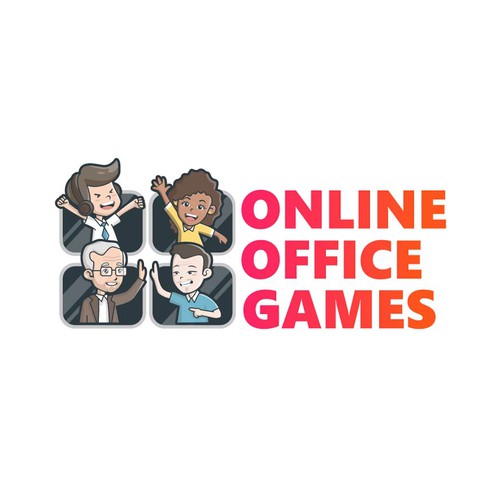 Logo for Online Office Games by teambuilding.com -- an event loved by Apple, Google, NASA and more. Design by dadan_pm