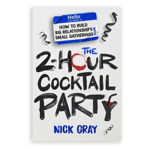 Fun cover for how-to guidebook / manual about PARTIES! Design by kostis Pavlou