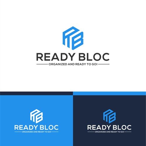 A "block" logo that is "ready" to go at the shot of the starters gun! Design by Angga Jr